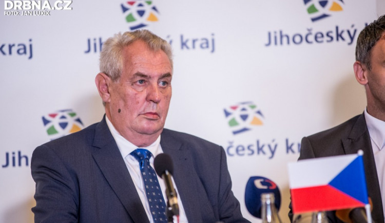 Prezident Zeman zavítá v rámci návštěvy kraje i do jihočeské vesnice roku