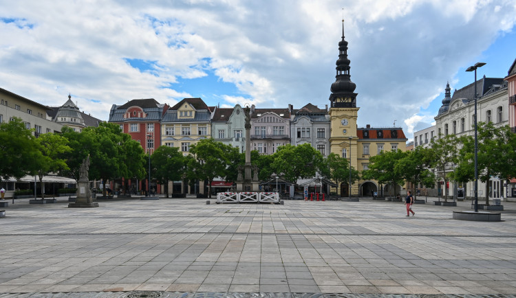 Ostrava. Všichni na hokej na Masarykovo náměstí