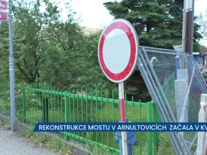 V Arnultovicích se rekonstruuje most, řidiči tudy neprojedou