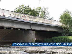 Most v Tasovicích je v rekonstrukci, řidiči neprojedou