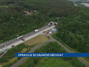 Začala plánovaná oprava dálničního obchvatu Plzně, dělníci jsou v tunelu Valík