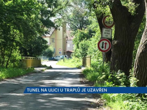 Tunel v ulici u Traplů v Havlíčkově Brodě je uzavřen