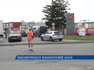 Rekonstrukce Rudolfovské ulice v Českých Budějovicích potrvá do 11. srpna