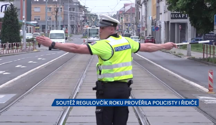 Soutěž Regulovčík roku prověřila dopravní policisty i řidiče v Ostravě