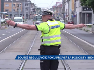 Soutěž Regulovčík roku prověřila dopravní policisty i řidiče v Ostravě