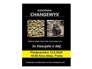 Předpremiéra audioknihy Changewyx v kině