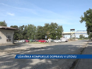 Uzavírka komplikuje dopravu v Litovli, motoristé musí počítat s komplikacemi