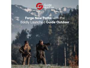 Guide Outdoor – speciální outdoorová optika pro digitální věk