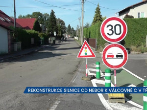 V Třinci probíhá rekonstrukce silnice od Nebor k Válcovně C, úsekem se projíždí kyvadlově