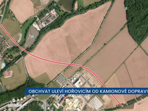 Obchvat okolo Hořovic uleví městu od kamionové dopravy