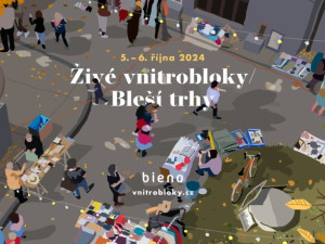 Živé vnitrobloky / Bleší trhy o víkendu 5.-6. října 2024