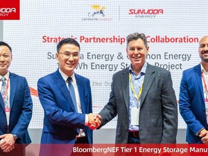 Sunwoda Energy a Gryphon Energy uzavírají partnerství pro projekt skladování 1,6 GWh energie v Austrálii 