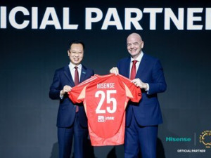 Společnost Hisense jmenována prvním oficiálním partnerem mistrovství světa klubů FIFA 2025™