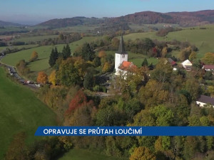 ŘSD opravuje průtah Loučimí na Domažlicku