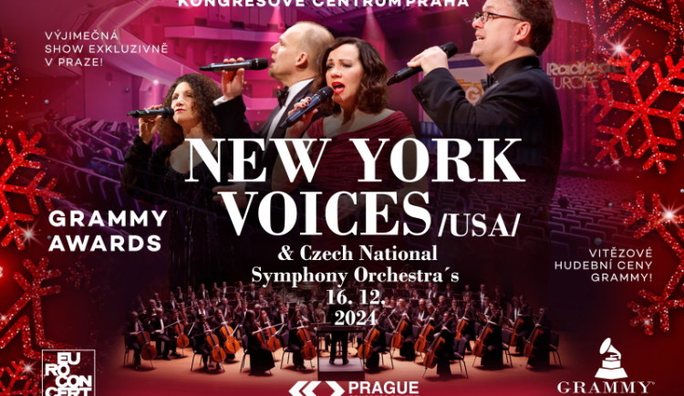 Vánoční charitativní koncert - New York Voices - Po 10 letech opět v Praze