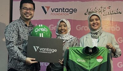 Nadace Vantage podporuje společnost Grab Indonesia v posilování postavení partnerských řidiček