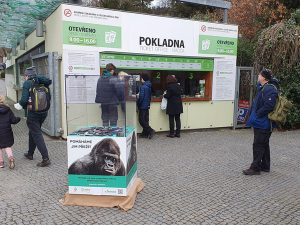 Starý mobil jako dětská vstupenka do Zoo Praha 31.1.2025