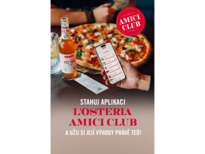 L’Osteria představuje novou věrnostní aplikaci L’Osteria Amici Club v ČR