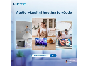  METZ MTE7000: Boombox v novém kabátě – poznejte přenosnou hudební TV, jaká tu ještě nebyla